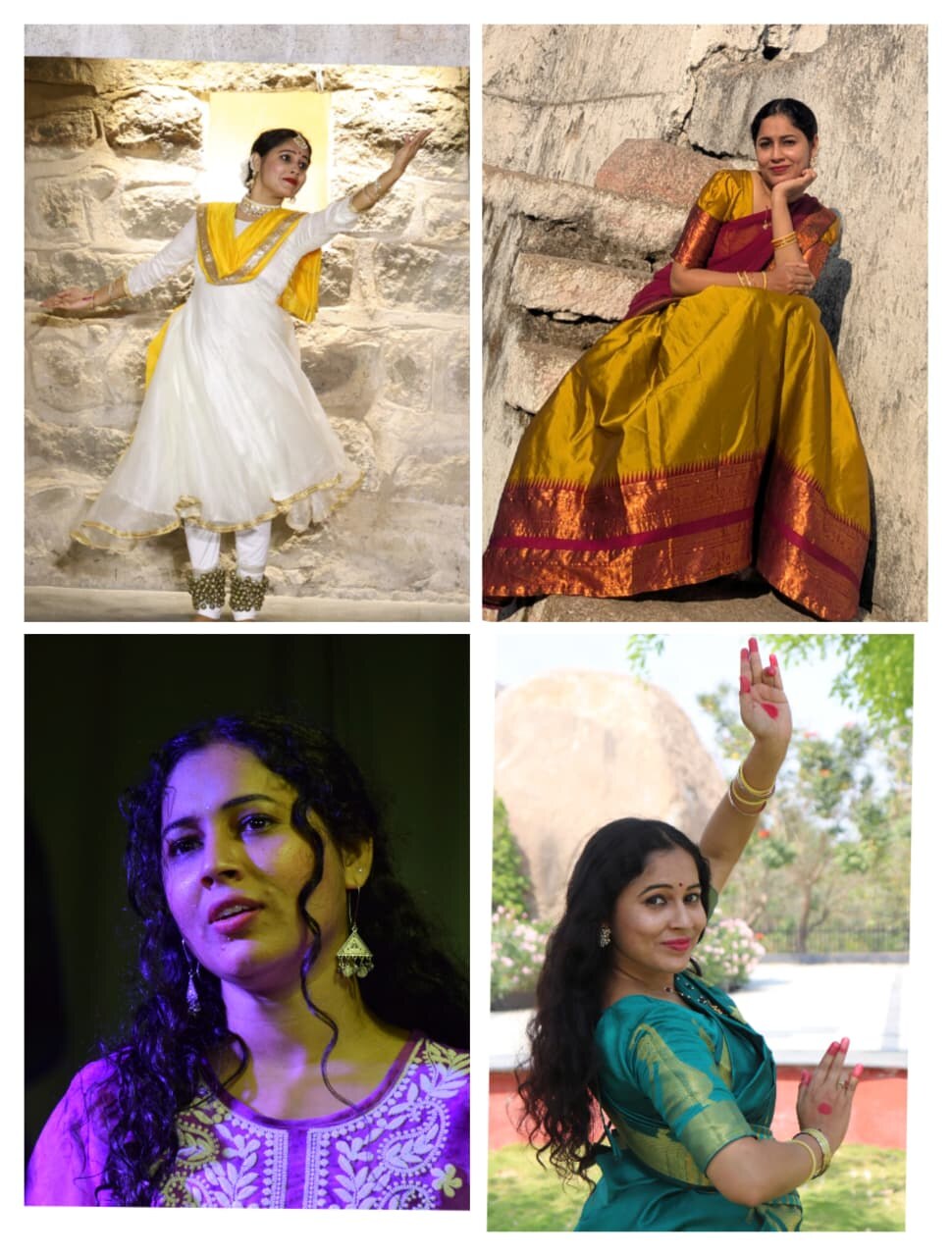 Kathak and traditional performance looks